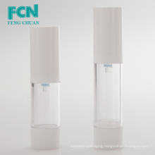 airless pump plastic luxury cosmetic serum bottles 15ml 20ml 30 ml 50ml